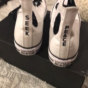 New Converse Black and White shoe